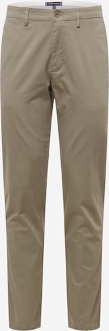 TOMMY HILFIGER Chino Pants 'DENTON' in Green: front