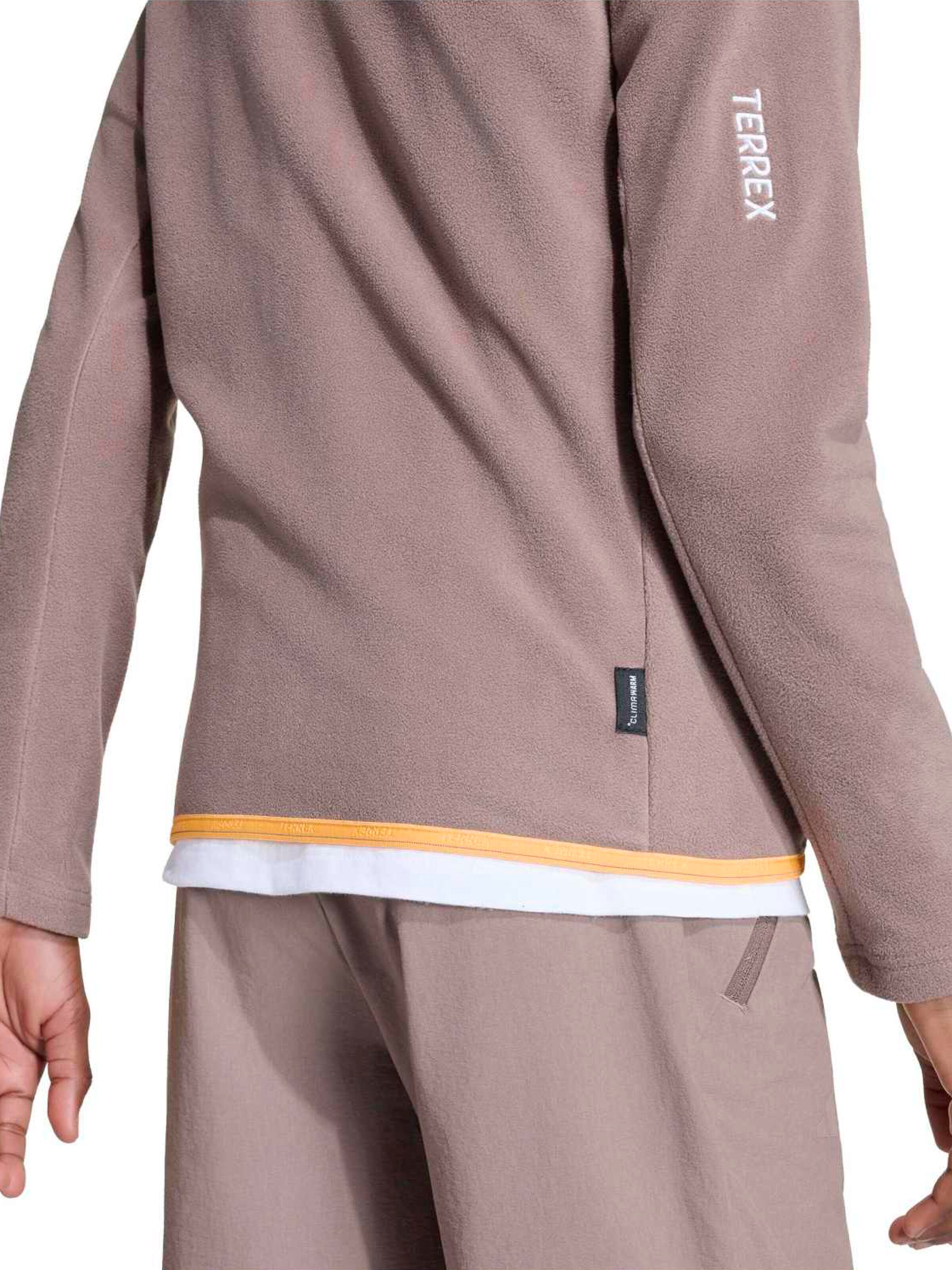 ADIDAS TERREX Λειτουργική ζακέτα φλις σε καφέ