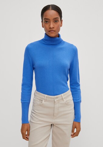 Pull-over comma casual identity en bleu : devant