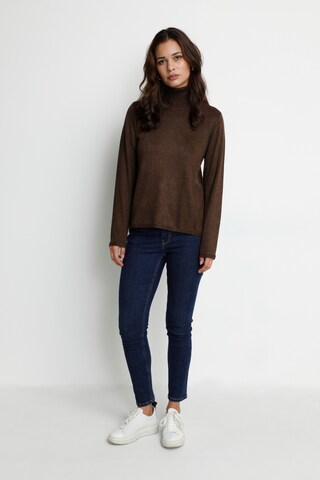 CULTURE Pullover 'Annemarie' i brun