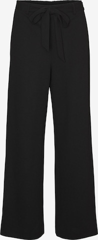 VERO MODA Wide Leg Bukser i sort: forside