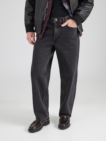 LEVI'S ® Baggy Jeans '578' in Schwarz: Vorderseite