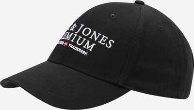 JACK & JONES Casquette 'ARCHIE' en rouge / noir / blanc, Vue avec produit