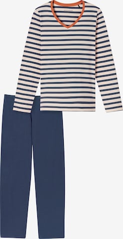 Pyjama 'Casual Essentials' SCHIESSER en bleu : devant