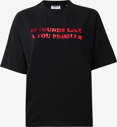 Marškinėliai 'NMKARLA' iš Noisy may, spalva – raudona / juoda, Prekių apžvalga