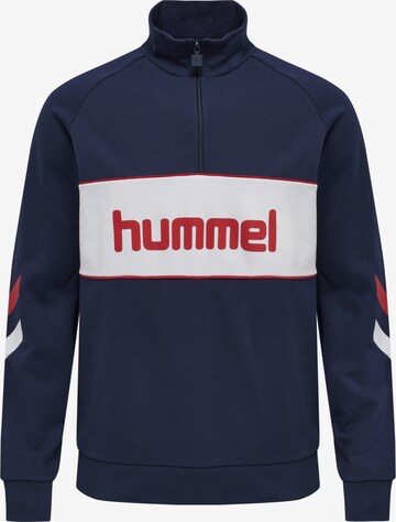 Hummel Sportsweatshirt 'Durban' in Blauw: voorkant