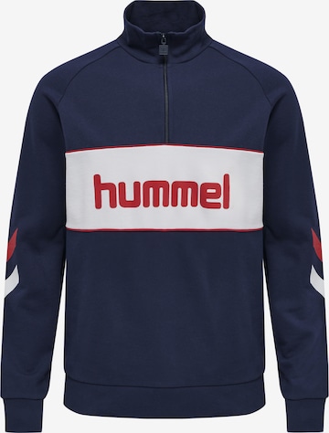 Hummel Athletic Sweatshirt 'Durban' in Blue: front