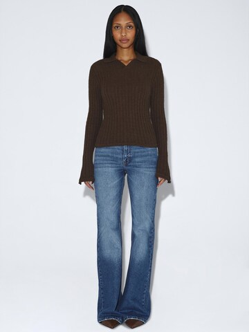Dr. Denim Top 'Drdenimaiya Sweater' in Brown