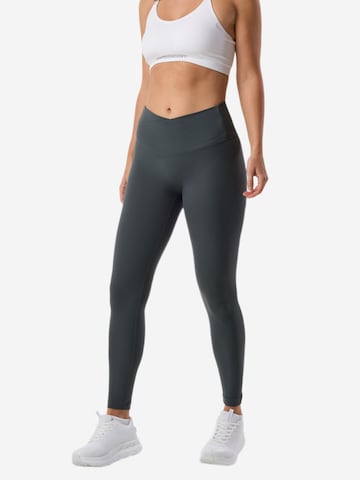 SWEDEMOUNT Skinny Sportbroek 'Core' in Grijs
