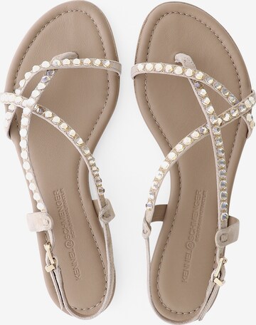 Kennel & Schmenger Strap Sandals 'ELLE' in Brown