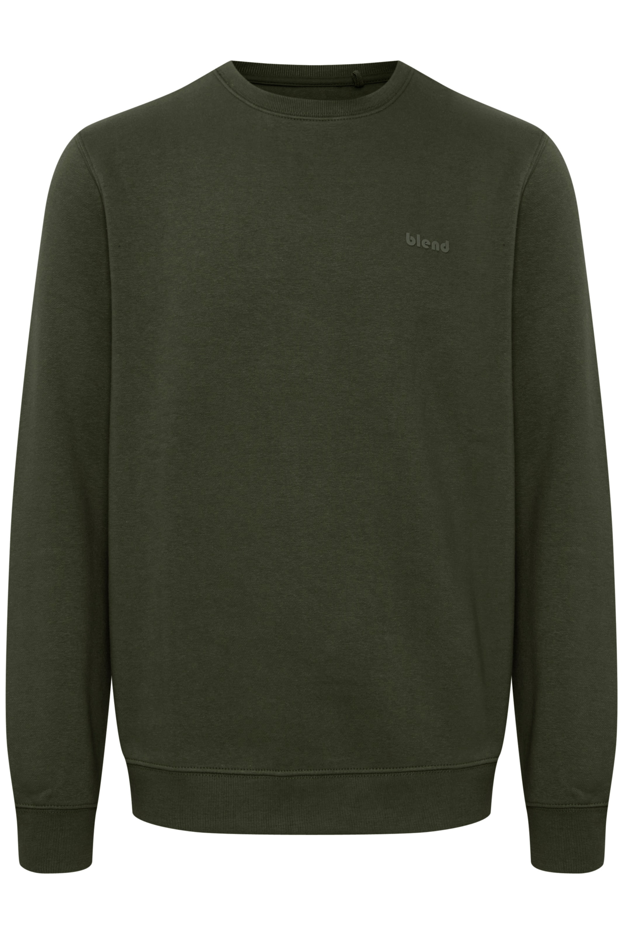 BLEND Sweatshirt 'Downton' in Groen: voorkant