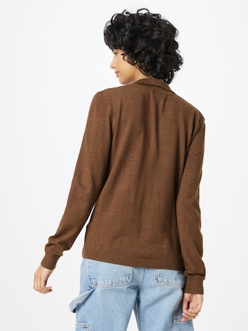OBJECT Sweter 'THESS' w kolorze brązowy