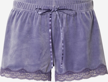 Pantalon de pyjama Hunkemöller en violet : devant