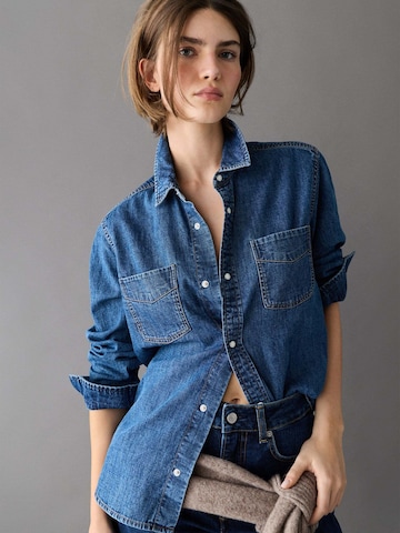 Pepe Jeans Blouse 'Authenic' in Blue: front