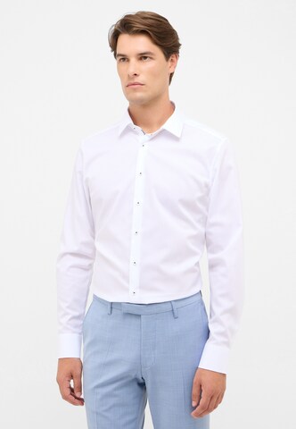 ETERNA Slim fit Business shirt in White: front
