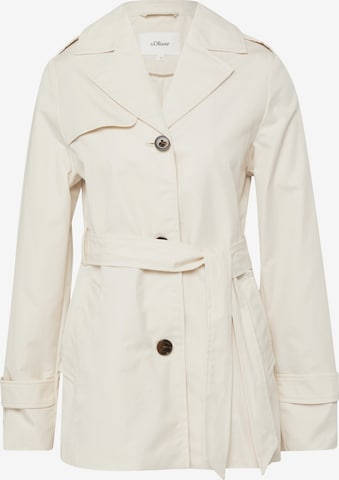 Manteau mi-saison s.Oliver en beige : devant