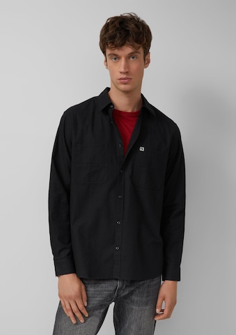 s.Oliver Regular fit Overhemd in Zwart