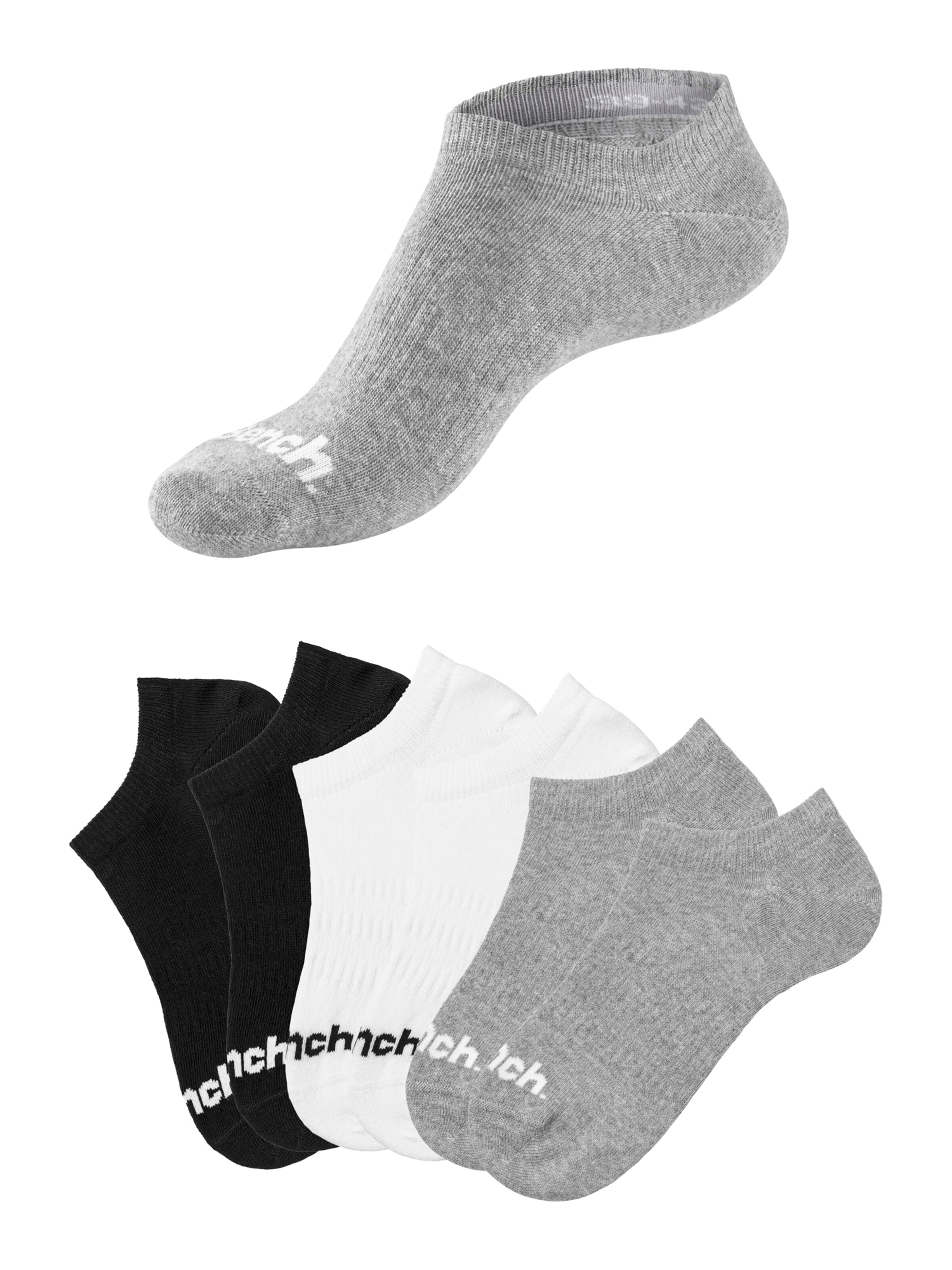 BENCH Sportzoknik - szürke: elől