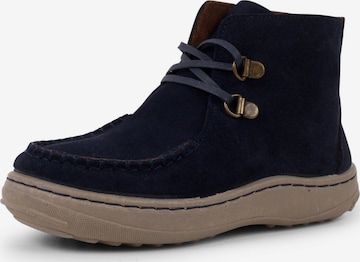Pisamonas - Botas en azul: frente