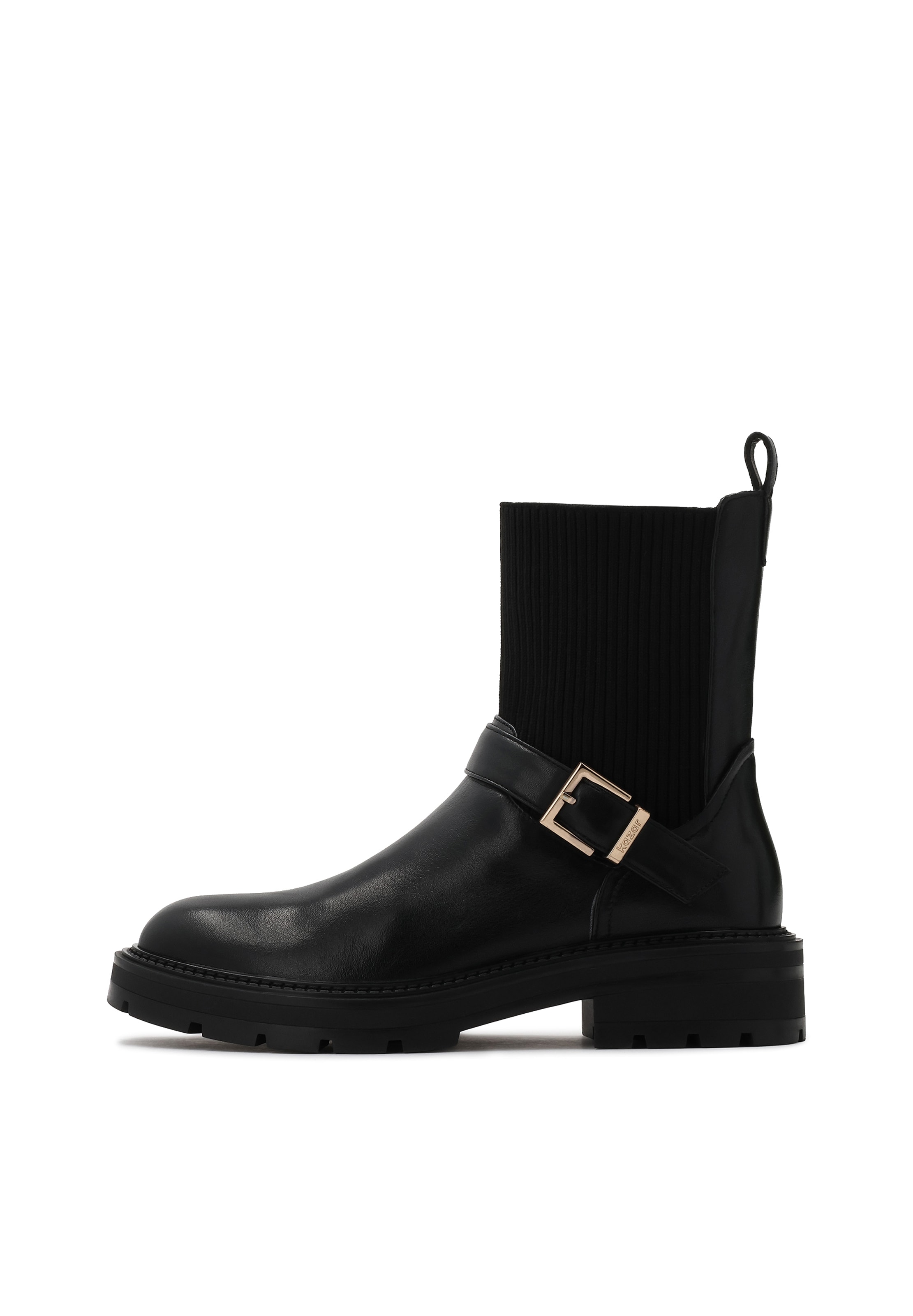 Kazar - Botas en negro: frente
