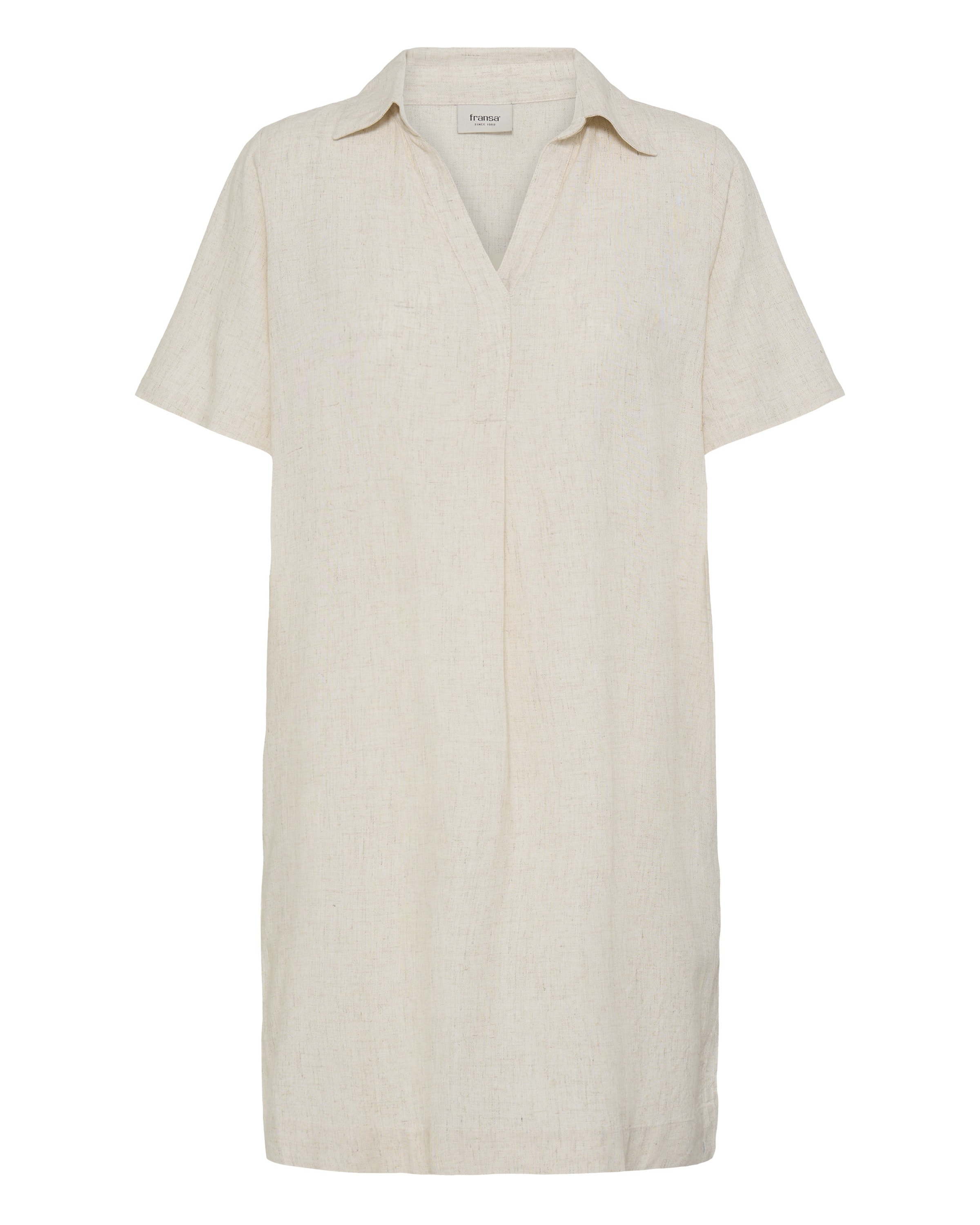 Fransa Jurk in Beige: voorkant