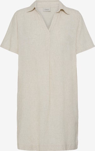 Robe Fransa en beige : devant
