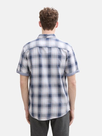 TOM TAILOR Regular fit Button Up Shirt in Blue
