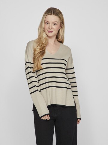 VILA Sweater in Beige: front