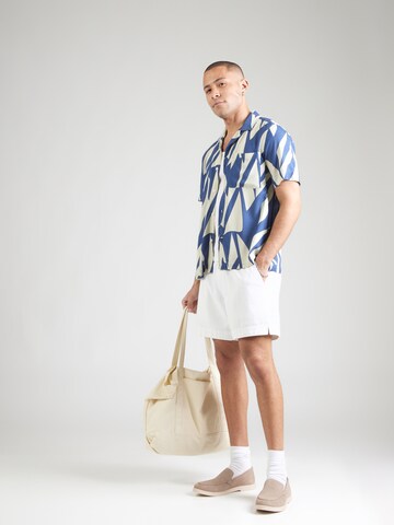 Kronstadt Regular fit Πουκάμισο 'Lowe' σε μπλε