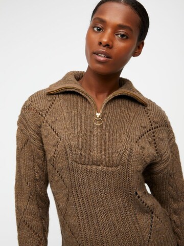 OBJECT Sweater 'Kelly' in Brown
