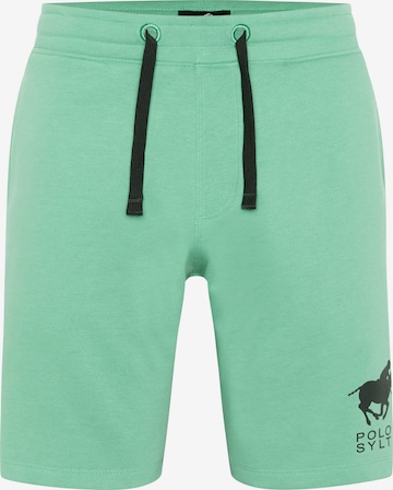 Polo Sylt Pants in Green: front