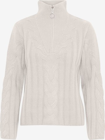 b.young Sweater 'Tinka' in White: front