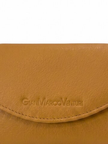 Portamonete 'Portafoglio donna vera pelle Gianmarco Venturi bottone zip' di GianMarco Venturi in verde