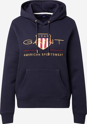 GANT Sweatshirt 'ARCHIVE' in Blauw: voorkant