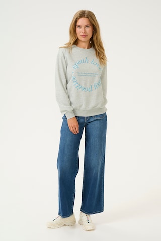 Kaffe Sweatshirt 'KAHelga' in Grau