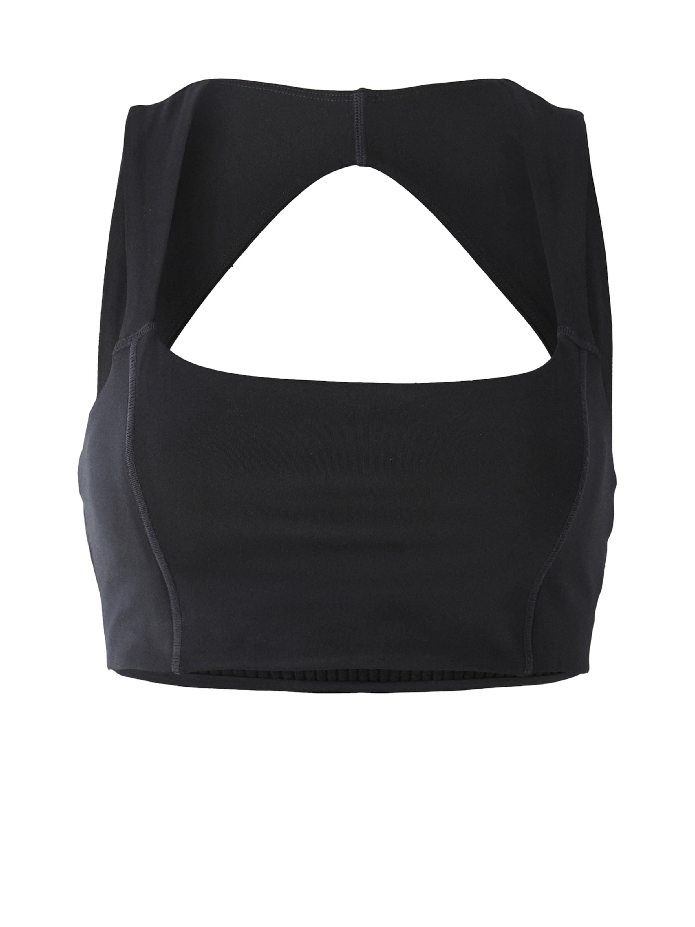 Girlfriend Collective Bralette Sports Bra 'Natalie' in Black: front