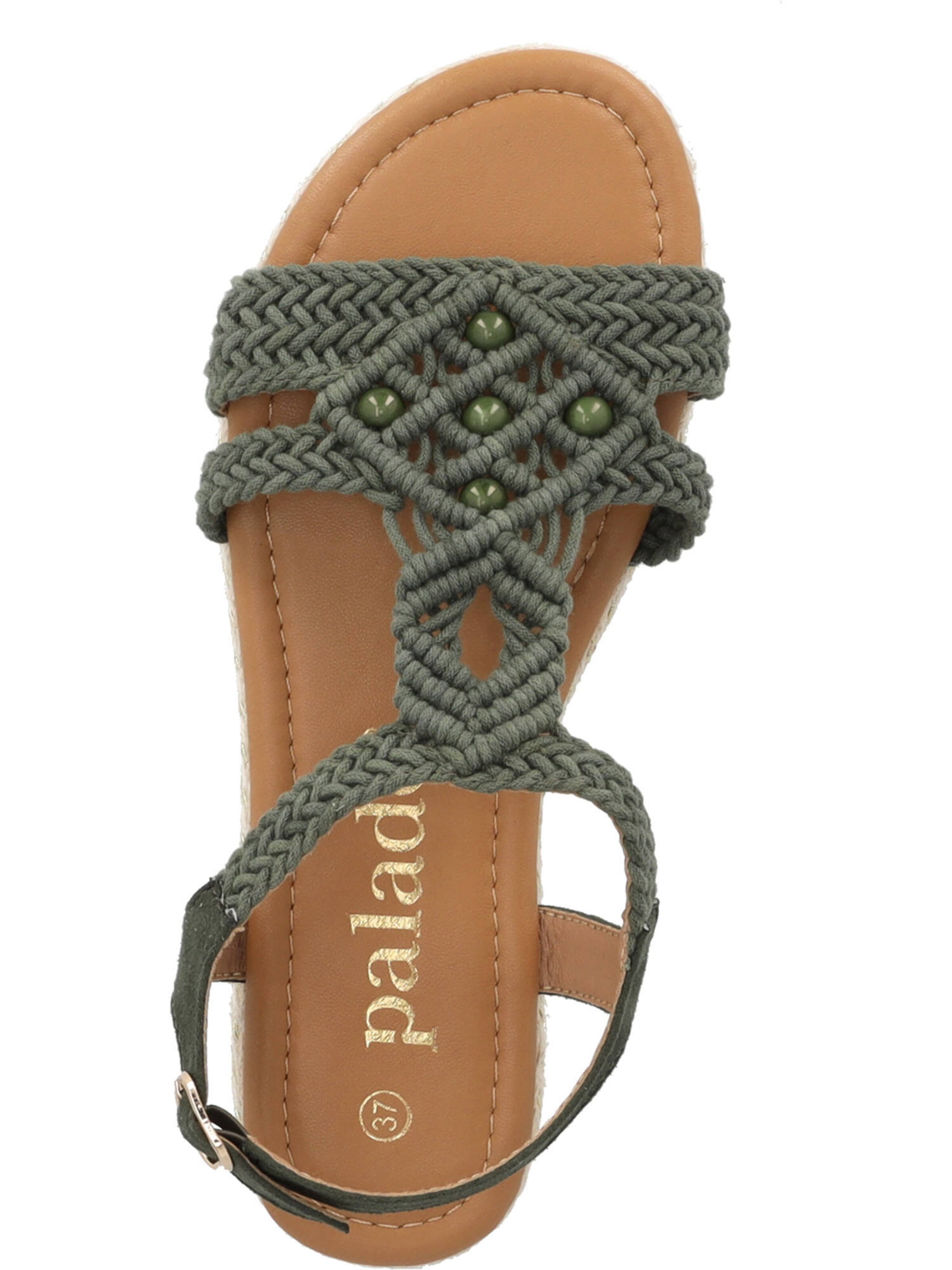 Sandales à lanières 'Balhice' Palado en vert