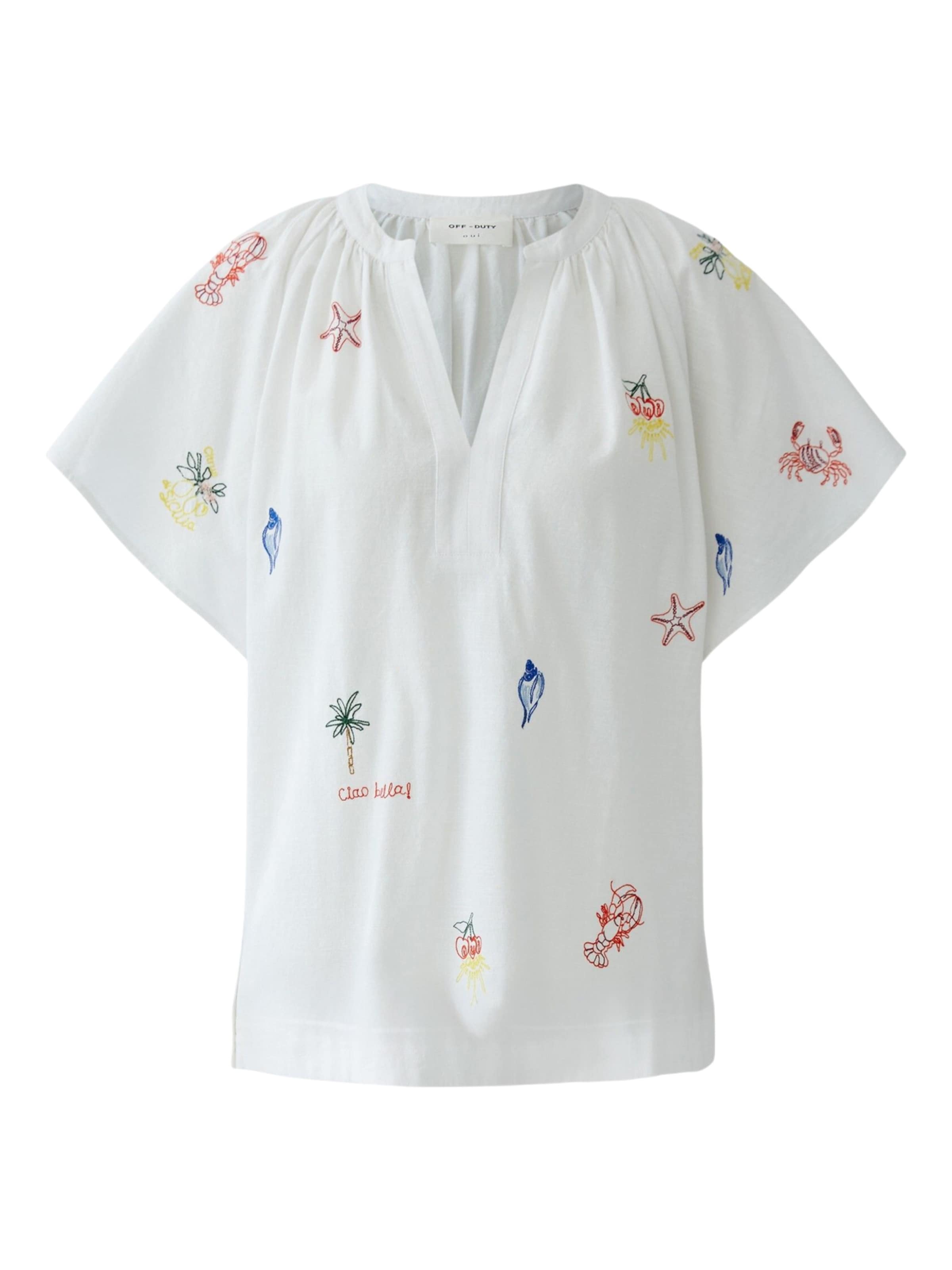 OUI Blouse in White: front