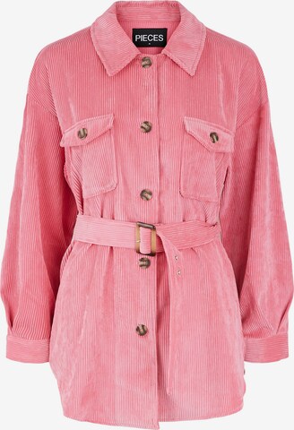 PIECES Between-season jacket 'Effi Selma' in Pink: front