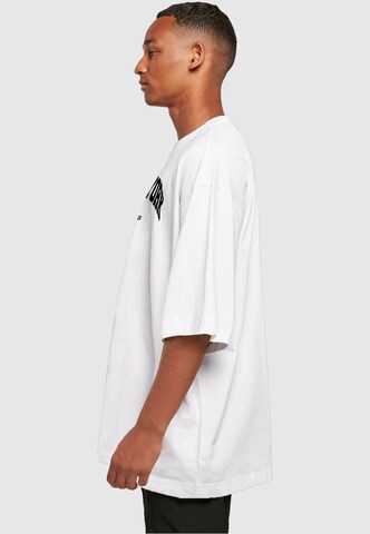Merchcode T-Shirt 'New York' in Weiß