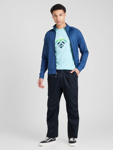 SKECHERS Sportsweatjacke in Blau