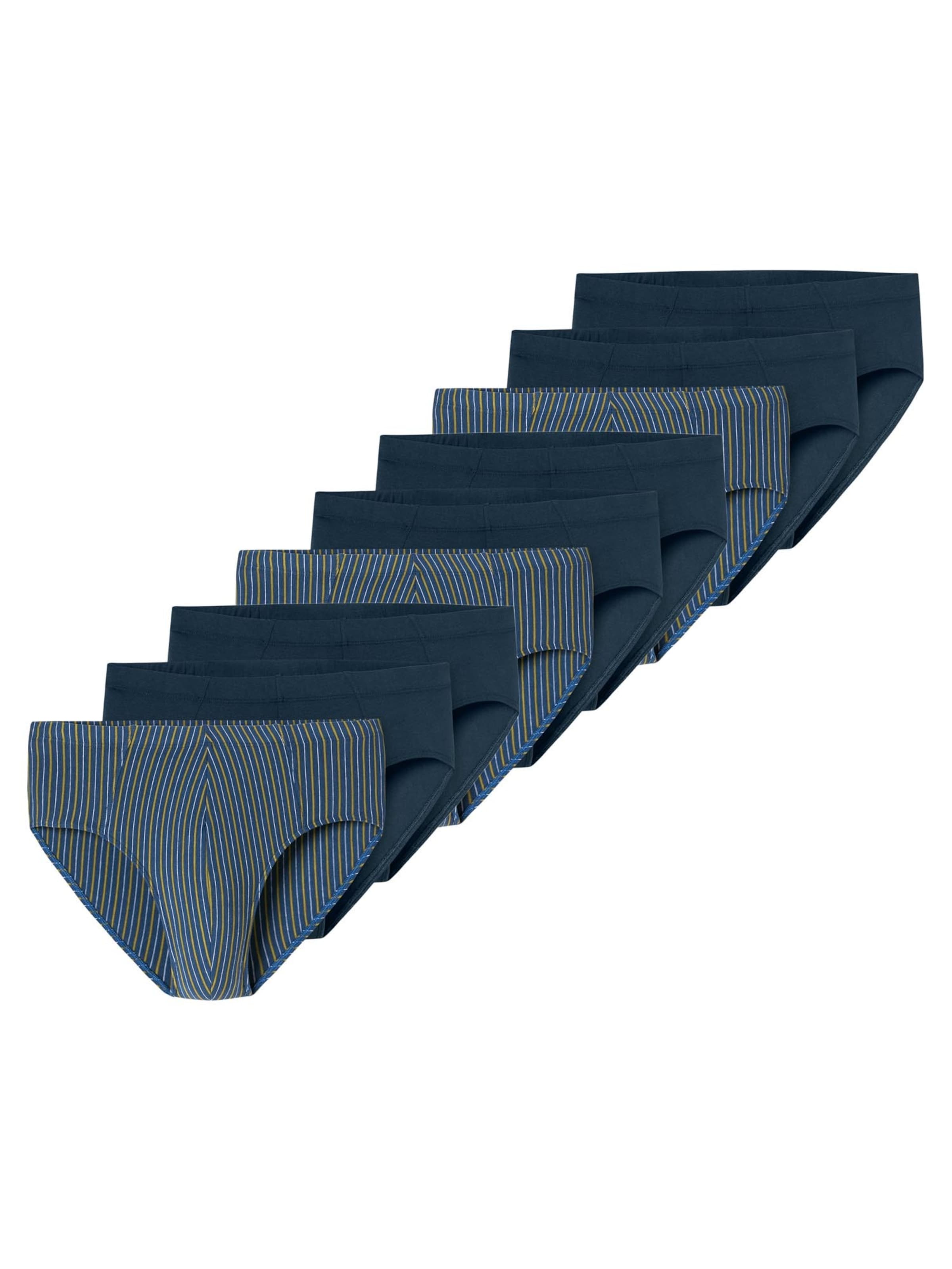 SCHIESSER Slip '95/5 Essentials - Organic Cotton' in Blauw: voorkant