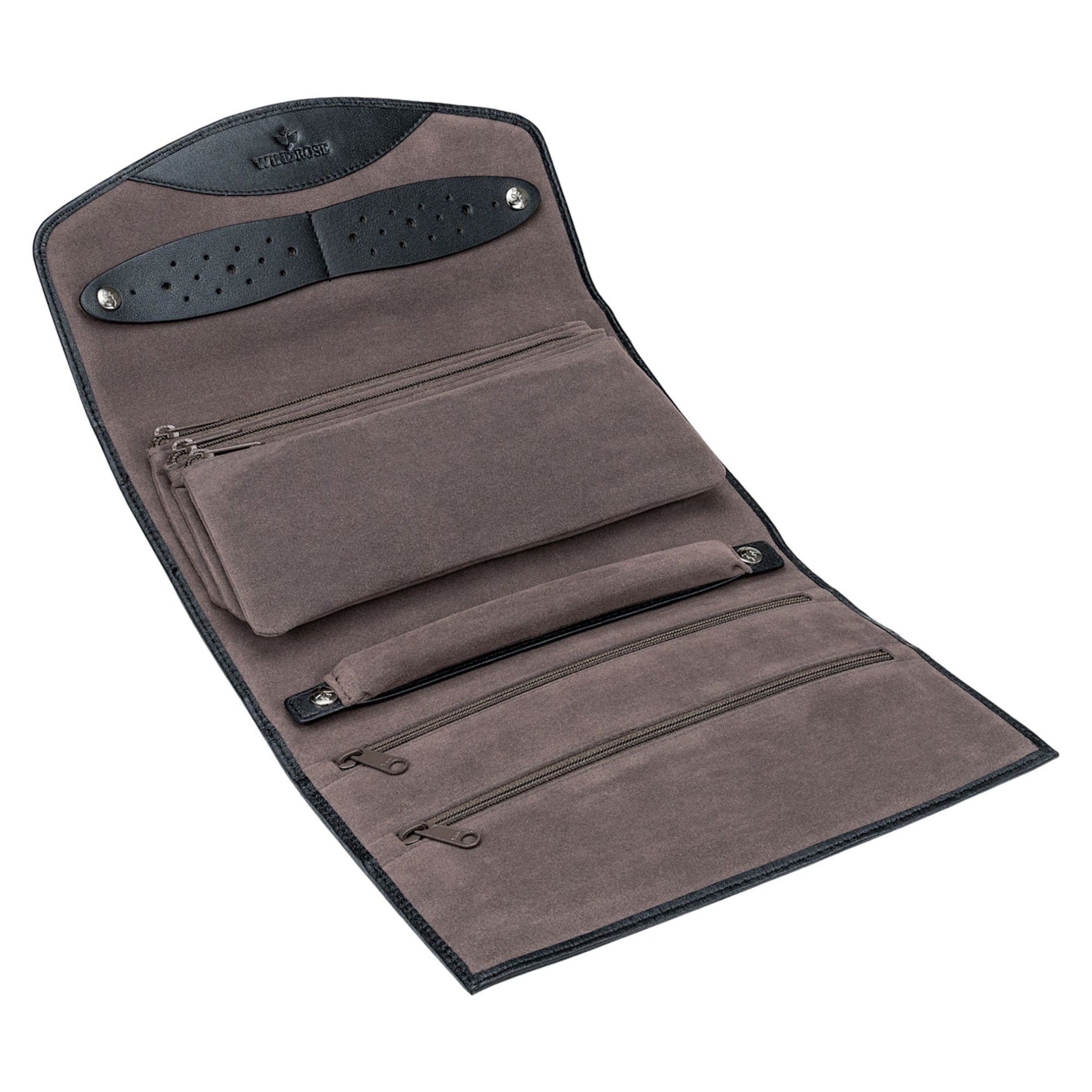 WINDROSE Sieraden-bewaring 'Nappa' in Zwart