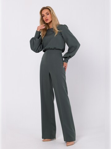 made of emotion - Jumpsuit en verde: frente