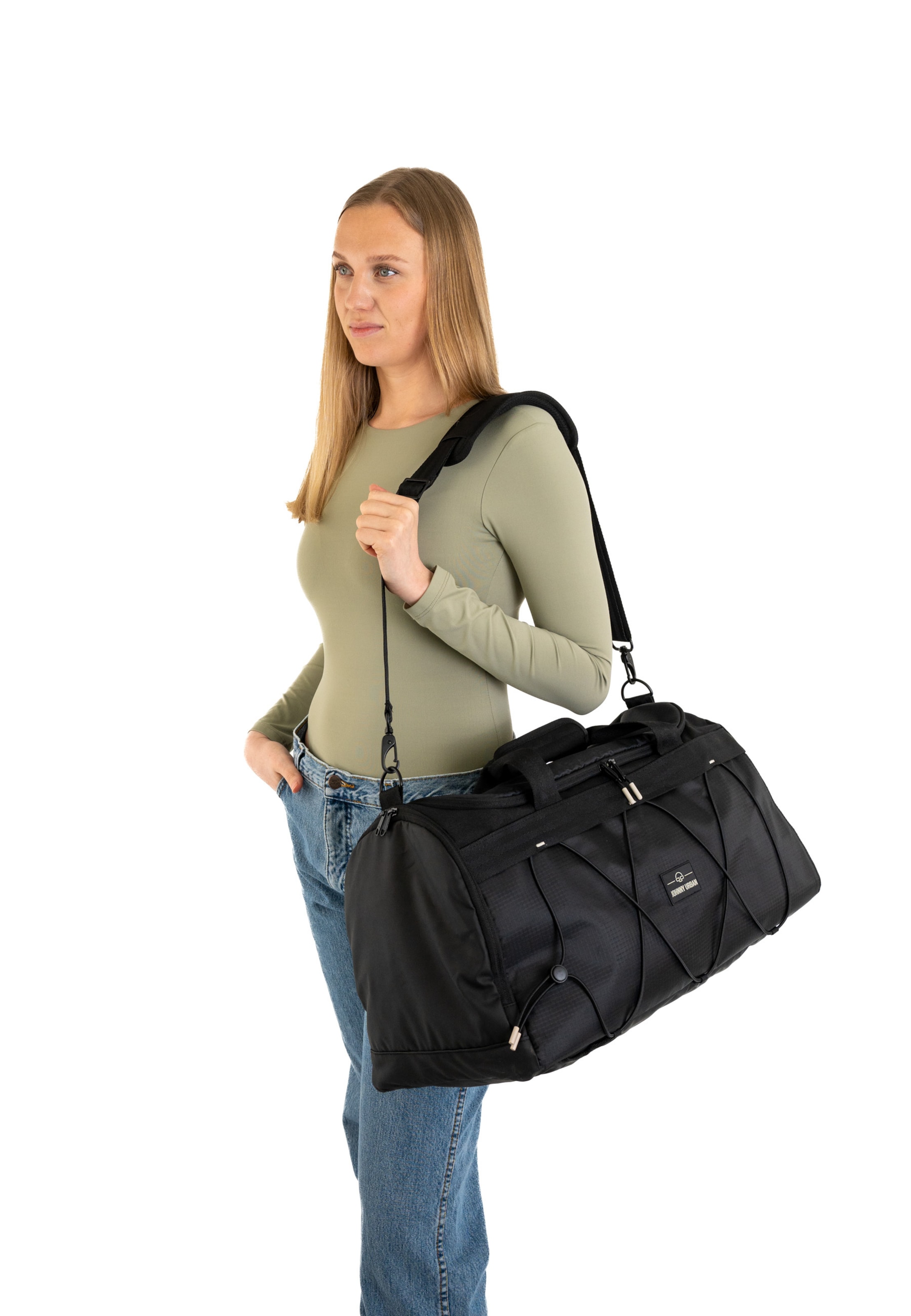 juoda Johnny Urban Sportinis krepšys 'Shawn'