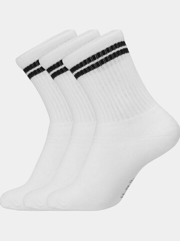 Copenhagen Bamboo Sokken in Wit: voorkant