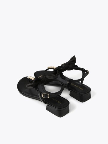 Lola Casademunt T-bar sandals in Black