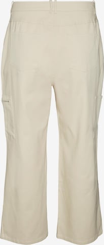 Bootcut Pantalon cargo 'Joann' VERO MODA en beige