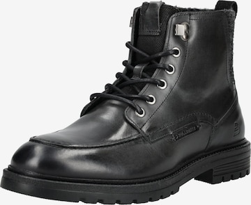 BULLBOXER Schnürstiefel in Schwarz: Vorderseite
