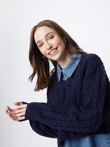 LEVI'S ® Πουλόβερ 'Rae Cropped Sweater' σε μπλε
